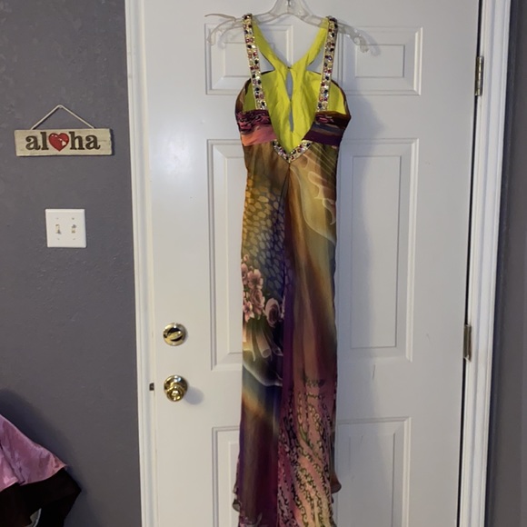 Long colorful dress - Picture 5 of 5